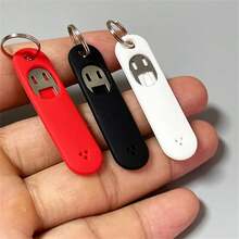 3PCS Anti Lost Sim Card Eject Pin Steel Needle Phone Tray Opener Silicone Key Keyring - White - View 7