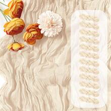 6/12 Pack Ivory Cheesecloth Table Runner 17 X 108 Inch Gauze Table Runner Fabric Semi Sheer Cheese Cloth Table Decoration Bulk For Rustic Romantic Wedding Shower Table Decoration - 象牙色 - 查看 1