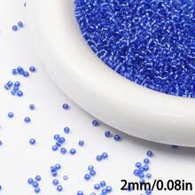 3000pcs 2mm Silver Glass Beads, 25 Assorted Colors, Suitable For DIY Jewelry, Bracelets, Necklaces, Earrings And Creative Decorations, Ideal For Friendship Gifts And Craft Projects - DIY - View 23