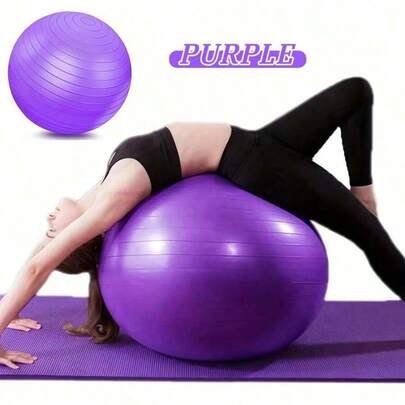 45cm/55cm/65cm Thick Anti-Burst Yoga Ball With Air Pump (Included)
