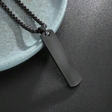 1PC Custom Product Women's Men's Fashion Stainless Steel Long Pendant Necklace Perfect Gift For Special Occasions - Mặt dây chuyền - Xem 10
