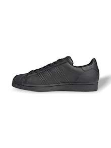 Adidas Superstar, Giày thể thao nam thoải mái, buộc dây, phù hợp để mang hàng ngày - đen - Xem 1