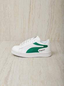 Men Sneakers - White and Green - View 3