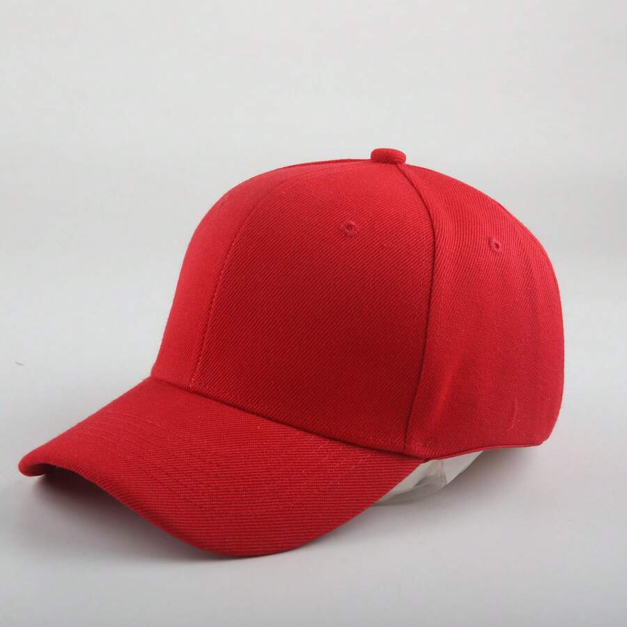 Men Baseball Cap - Red - View 1