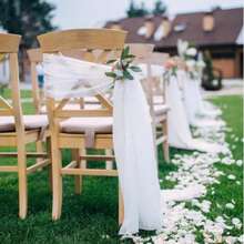 10 Pcselegant Chair Straps - Available In Multiple Colors, Suitable For Weddings, Baby Parties, Banquets, Restaurants, And Hotels. Folding Chairs - A Must-Have For DIY, Adding Elegance To Christmas And Wedding Parties