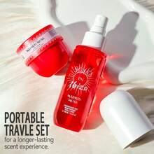 Wish 2-Piece Set, SOLO EN IBIZA Body & Hair Fragrance Mist And Body Cream Gift Box For Men And Women, Long Lasting Fragrance, 4 Different Scent, Perfect For Holiday Gifts, Dating, Daily Life, Parties, 3.4 Fl Oz Perfume, 50g Body Cream - 2-Piece Set D - 查看 5