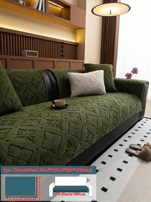 Vỏ bọc ghế sofa sang trọng, mềm mại - Dày dặn, ấm áp, chống trơn trượt, phù hợp cho phòng khách, văn phòng, phòng ngủ - Có thể giặt máy, phù hợp với ghế sofa đơn đến 4 chỗ. - màu xanh lá - Xem 15