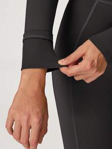 MASKERT 女士瑜伽连体衣、健身连体衣、网球连体衣、紧身修身运动连体衣 - 深灰色 - 查看 4