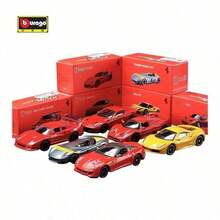 Burago 1:64 Scale LAFERRARI SF90 458SPIDER Alloy Diecast Mini Car Model - Approx. 3x7.5x2.7 Cm (±1 Cm) | Desktop Collectible & Gift For Men - LAFERRARI-rED - View 4