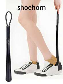 Multi-Color Plastic Shoe Horn With Handle, Long & Short Styles, Suitable For Pregnant Women And Elderly, Shoe Puller, Shoe Lifter