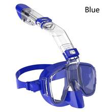 二合一呼吸管套装，带面镜和呼吸管，防水防雾，专业呼吸管面罩装备