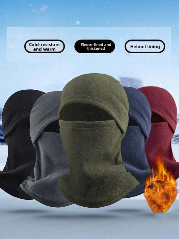1 pieza Pasamontaña para hombres, bufanda cuello calentador a prueba de viento para otoño/invierno para deportes al aire libre y esquí