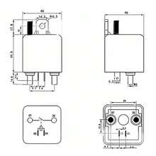Interruptor de aislamiento de batería, relé automotriz, 12 V CC, 200 A, interruptor de aislamiento de batería de coche con control remoto dual, interruptor de desconexión de energía inalámbrico para coches - Negro - Ver 6