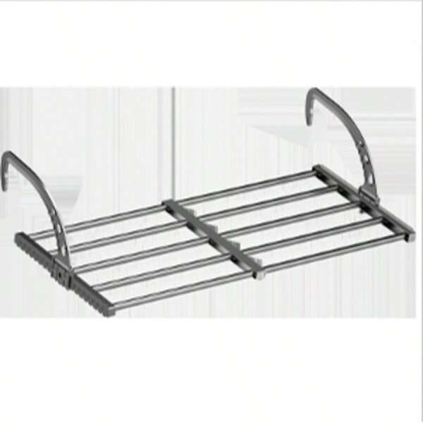 Portable Clothes Drying Rack For Balcony Railings Windowsill, Folding Towel Rack Indoor Outdoor Retractable Laundry Rack With Sock Clips For Drying Socks