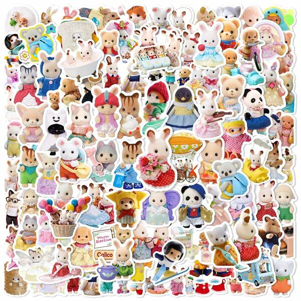 100 Small Size Semper Family Graffiti Stickers, Mobile Phone Case, Tablet Notebook, Guitar, Helmet, Stickers