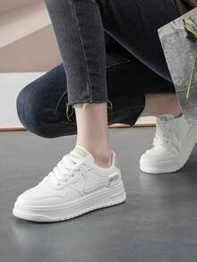 Women Casual Shoes - 白綠色 - 查看 4