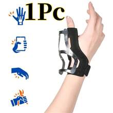 1Pc Adjustable Thumb & Wrist Support Brace With Detachable Aluminum Splint - Heavy-Duty Stability Brace,Ergonomic Design For Men & Women,Hand & Wrist Support For Sports,Work,Breathable And Adjustable,One Size Fits All For Men And Women,Stable Support Day And Night,Physical Relax,Gym Use,Ergonomic Design,Reinforced Stabilizer,Stability Aid,Active Lifestyle - 黑色 - 查看 1