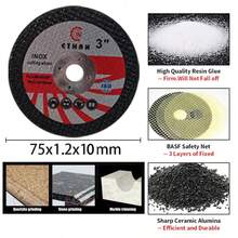 Mini Small Saw Blades Multi-Functional Set, Ultra-Thin Woodworking, Grinding, Cutting Metal, Stone, Tile, 3 Inch Accessories