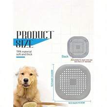 1pc Hair Drain Catcher, Square Drain Cover For Shower, Silicone Hair Stopper With Suction Cup, Sink Anti-Clog Filters, Tub Shower Floor Drain Plugs, Silicone Kitchen Deodorizer Plugs,Bathroom Tools Commercial Cleaning Services/Shops - 黑色 - 查看 4