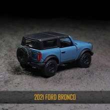 1/64 Scale Diecast Metal Car Model Collection | Burago Official Licensed , , Chevrolet, Cadillac Miniature Vehicles | Desktop Decor & Men's Birthday Gift - 2021  Bronco - View 5