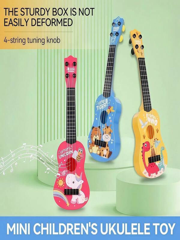 [آلة موسيقية صغيرة] ألعاب جيتار أوكولليلي مصغر | لعبة تعليمية آلة موسيقية للأطفال الأولاد والبنات في رياض الأطفال | هدايا عيد الميلاد والكريسماس وعيد الهالوين، معدات ترفيهية