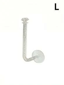 1/5/10pcs Jewelry Storage Rack, Transparent Crystal Necklace Bracket Jewelry Rack, Wall Accessory Storage Rack, Bracelet Hanging Storage Rack, Jewelry Rack, Transparent Jewelry Hanging Rack, Hair Clip Rack, Headband Storage Hook, Crystal Shaped Hook, Bathroom Hook, Headband Hook, Wall Mounted Jewelry Hook, Traceless Hook, Key Hook