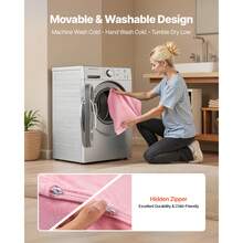 2-In-1 Kids Sofa, Foldable Toddler Soft Couch With Armrests, Made Of 28D Sponge & Short Pile, Convertible Toddler Chair To Lounger, Kid Couch Fold Out For Fun Playtime Or Comfy Lounging, M, Pink