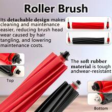 Replacement Parts For S8 MaxV Ultra/G20S Robot Vacuum Cleaner, Accessories Include Detachable Brush Head/Main Brush/Roller Brush, Side Brush, HEPA Filter, Mop Pad, And Dust Bag. - Roborock - View 3