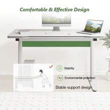 Office Desk/Computer Desk - Ergonomic Modern Computer Workstation Suitable For Home Office Work And Study. - White - View 4