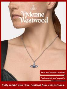 Vivienne Westwood Mini Bas Relief Pendant Necklace rhinestone