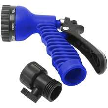 Mangera Expansible Magic Hose de 22.5 Metros con Voquilla Multifuncional para Riego y Limpieza Versátil y Duradera - Azul - Ver 3