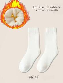 5 Pairs Thick Fleece Lined Ankle Socks, Warm For Autumn/Winter, Suitable For Skiing, Cycling, Outdoor Sports, Great Gift For Christmas, Thanksgiving, New Year