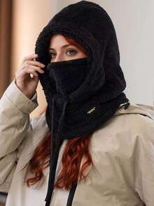 1pc Or 2pcs Unisex Balaclava Hat Scarf Set With Gloves, Winter Warm Windproof Ski Mask For Outdoor Sports, Suitable For Daily Use, Travel, Hiking, Skiing, Gift, Holiday Gathering - Multicolor - View 10