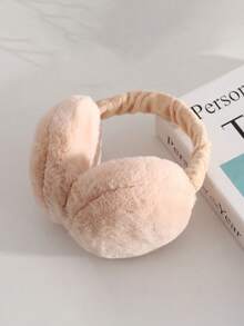 1PC Unisex Solid Color Earmuffs - Soft Plush Ear Warmer, Foldable Ear Muffs, Comfortable Coldproof Earmuffs For Winter Outdoor Winter Accessories