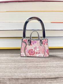 Gancho plegable portátil para bolso con forma de jarrón de aleación de zinc con estilo bohemio y pequeños rhinestones - Multicolor - Ver 14