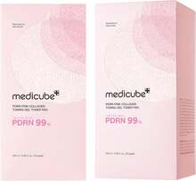 Medicube Salmon DNA PDRN Pink Collagen Jelly Pad | Korean Gel Toner Pads With Niacinamide, Madecassoside, Retinol | Soothing, Radiance & Uneven Skin Tone | Korean Skin Care | 70Pads - Pdrn 果凍凝膠墊 4.05 液體盎司(1 包) - 查看 3