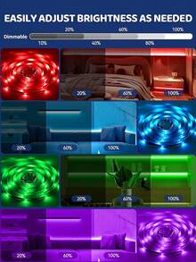 Pilot zdalnego sterowania z 24 przyciskami, taśma LED RGB 5 V USB do podświetlania telewizora, biura, biurka, monitora komputerowego, salonu i sypialni (zalecana długość: od 5 do 15 m do podświetlania telewizora i komputera). Najlepszy prezent urodzinowy.