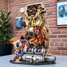 1200+ Pcs High-End Owl Model Building Blocks, Creative Detective Owl Set, Decorative Ornaments/Holiday Gifts/Birthday Gifts/Valentine's Day Gifts/Christmas Gifts - Multicolor - View 4