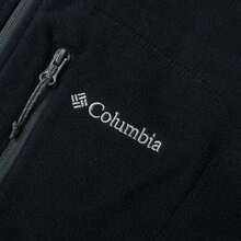 Columbia Chaqueta de forro polar con cremallera completa Fast Trek™ II, deportes al aire libre de ciudad para hombres - Negro - Ver 4
