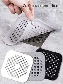 硅胶毛发收集器，适用于淋浴地漏 - 吸盘式设计，易于清洁，非常适合浴室和厨房水槽，家居浴室装饰，秋季装饰，返校装饰