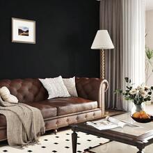 1 Roll Matte Black Self-Adhesive Wallpaper Roll Thickened Black Contact Paper Self-Adhesive Dark Self-Adhesive Wallpaper Suitable For Bedroom, Living Room, Bathroom Tenant Friendly Dark Wallpaper