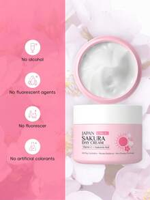 1pc Japan Laikou Sakura Whitening Day Cream (30g) + 1 Bottle Japan Sakura Moisturizing Facial Mist (100ml), Toning Moisturizing Cream, Firming Moisturizing Lotion, Antioxidant Facial Moisturizer, Suitable For All Skin Types, Can Be Used For Self-Care, SPA, Or As A Gift For Girlfriend - Day Cream+Water Replenishing Spray - 查看 10