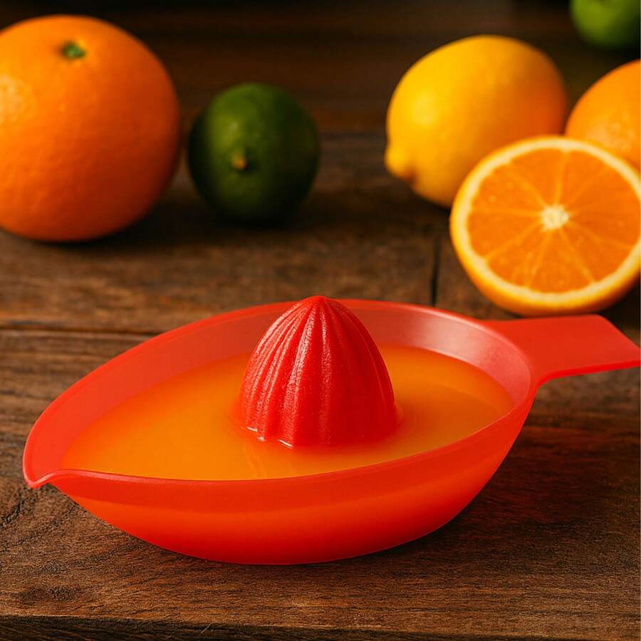 Espremedor Extrator Sucos Laranja Limão Frutas Copo Espremedor De de Suco Fruta Frutas - Canoa360ml - Visão 1