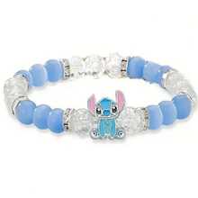 1pc Stitch Bracelet, Party Decor Accessory, Cartoon Anime Bracelet, Cute DIY Bracelet, Handmade Woven Bracelet, Women's Bangle, Birthday/Valentine's/Christmas Gift