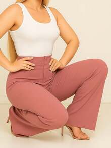 Women Pants - Dusty Pink - View 3