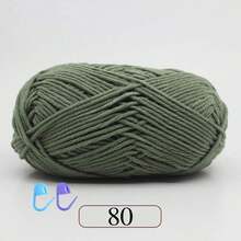 1 Pack 50g Soft Knitting Yarn Set, 5-Ply Commonly Used Crochet Yarn, Suitable For Crocheting Sweaters, Hats, Crafts, Decorations, Approx. 50g/Pc (Random Color Accessories)