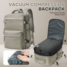 Vakuum-Kompression Rucksack - Nylon, leicht & wasserresistent - perfekt für Reisen, Wandern, Camping & Outdoor-Abenteuer - für Herren Großer Reiserucksack Multifunktionale Gepäckaufbewahrung Rucksack Reisetasche - Verschiedenfarbig - Übersicht 15