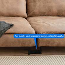 1 miếng đệm lấp khe hở sofa có thể điều chỉnh, miếng đệm lót cho khớp nối sofa trượt, thiết bị bảo vệ giảm chấn để ngăn đồ vật trượt vào đáy sofa và đồ nội thất (bao gồm băng dính) - Nhiều màu - Xem 8