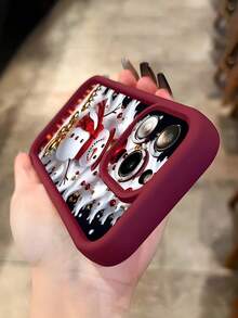 1 件独特的雪人图案，感恩节和圣诞节设计，兼容 16 (Pro/Plus/Pro Max)、15/14/13/12/11、X/XS/XR/XS Max，是送给男朋友、女朋友、家人的完美创意礼物 - 彩色 - 查看 3