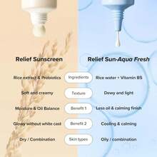Beauty of Joseon Relief Sun: Kem chống nắng Rice + Probiotics SPF50+ PA++++ bảo vệ da khỏi ánh nắng mặt trời tiên tiến với khả năng dưỡng ẩm và nuôi dưỡng 1,69oz/50mL - Nhiều màu - Xem 8